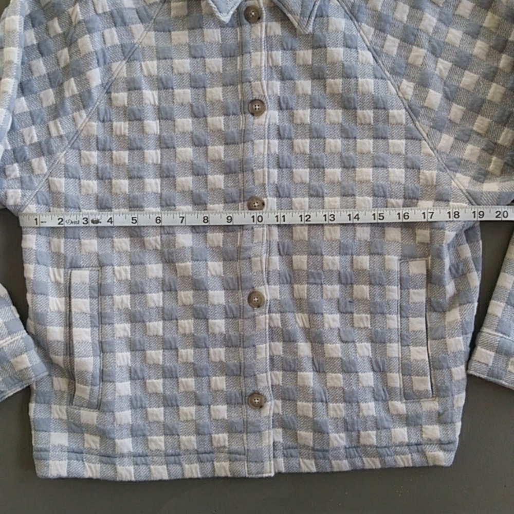 Madewell Gray Plaid Jacket - Picture 5 of 11